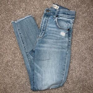 Abercrombie & Fitch Light Blue Skinny Jeans